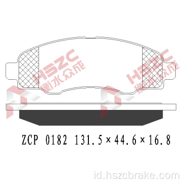 FMSI D1638 Mobil Ceramic Brake Pad untuk Ford